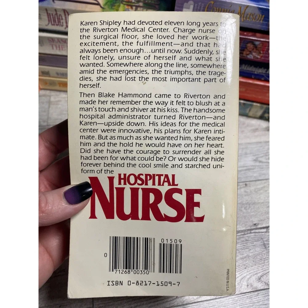Hospital Nurse Paperback Medical Romance Novel‎ Patricia Rae Zebra Books 1985